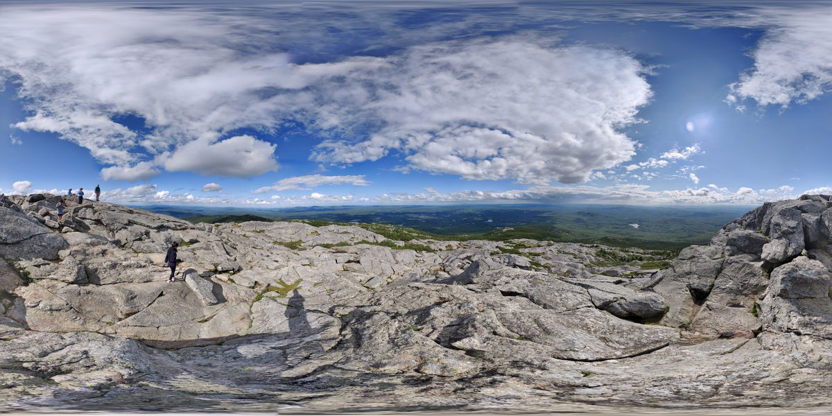 The summit of Mount Monadnock in southern New Hampshire.