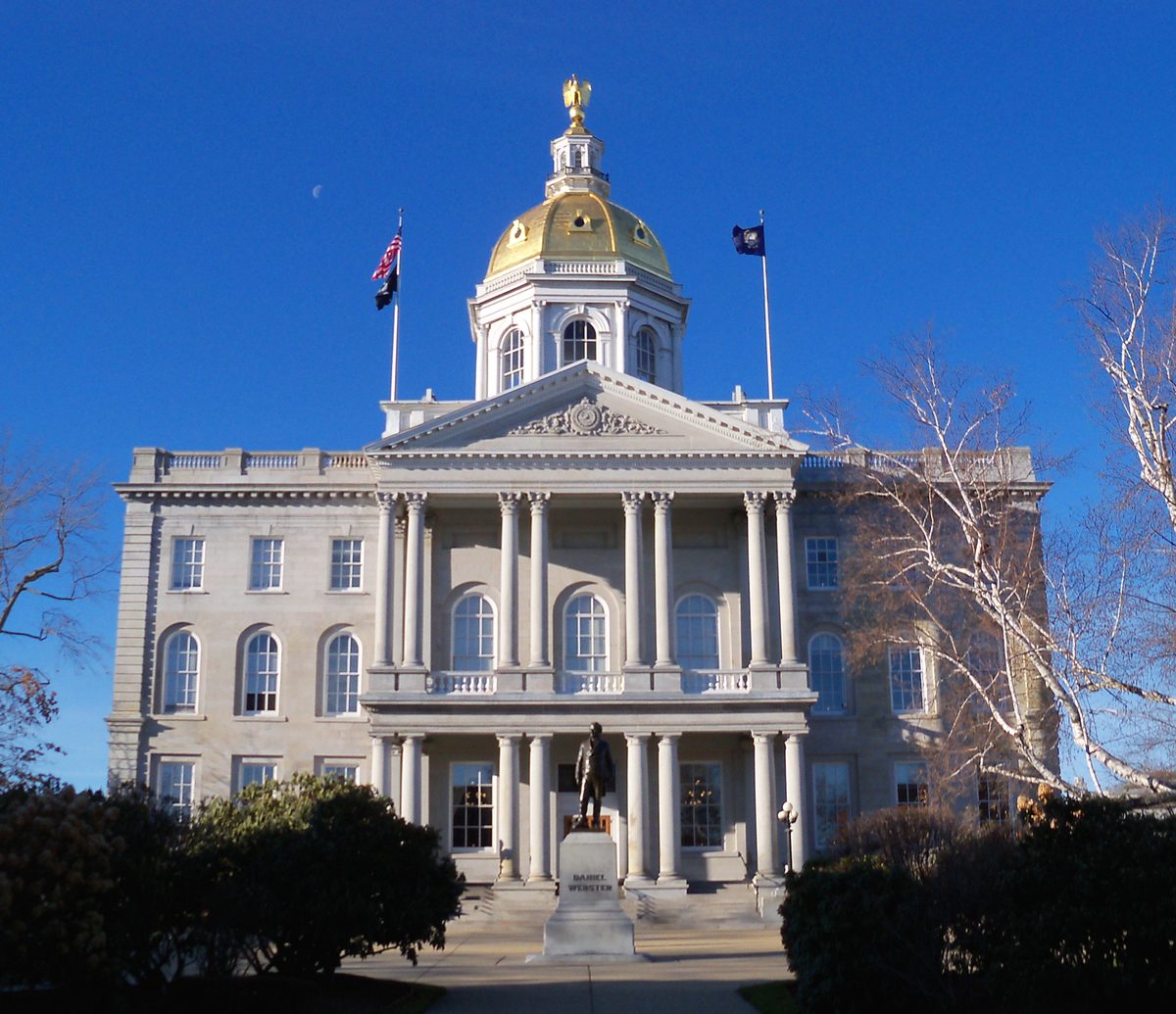 The New Hampshire State House in Concord.