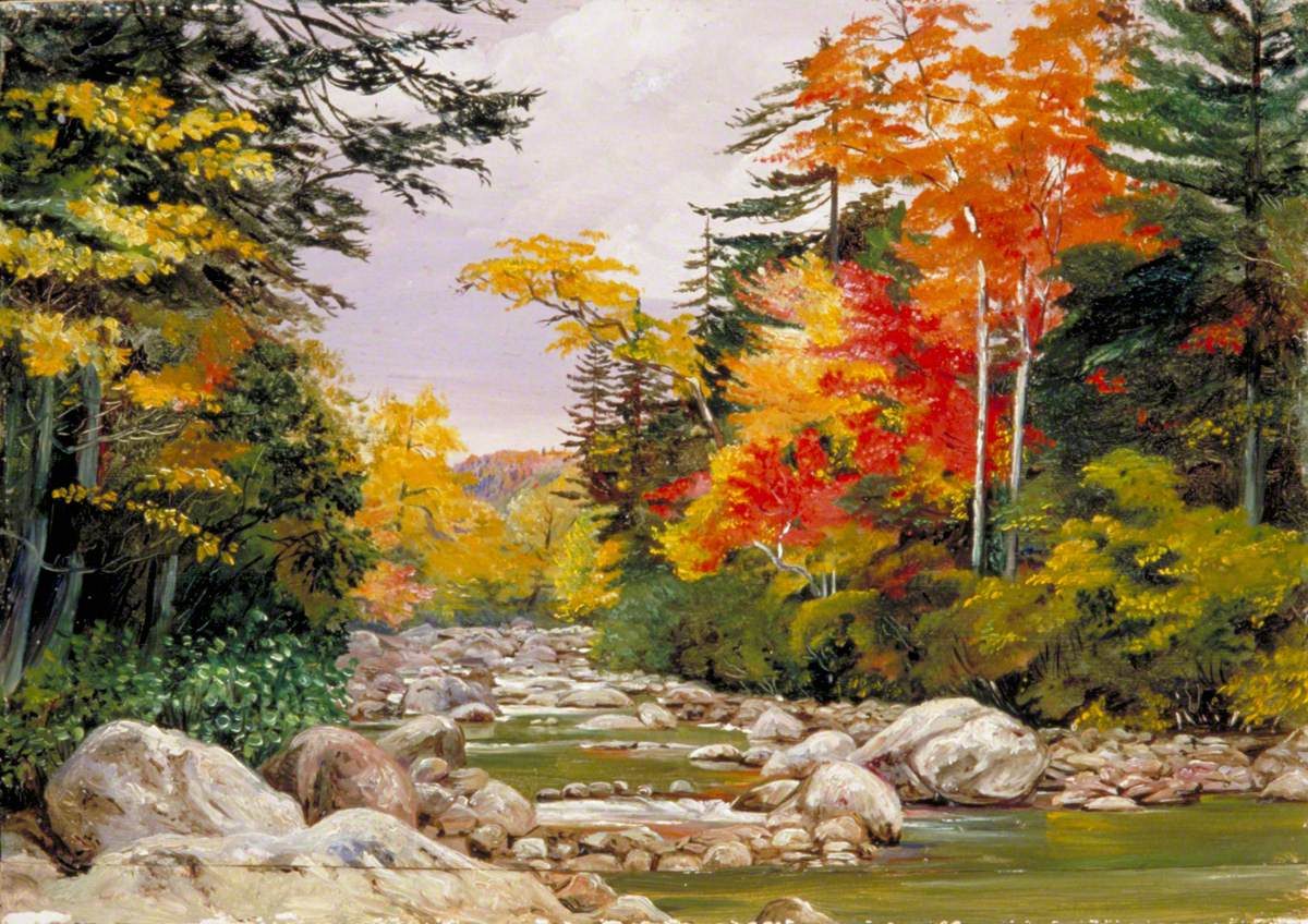 Autumn in the White Mountains of New Hampshire.